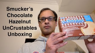 Smuckers Chocolate Hazelnut UnCrustables Unboxing [upl. by Ursulette705]