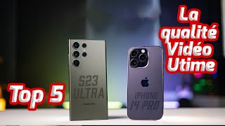 Les 5 Meilleurs Téléphones en 2023 Pour Des Vidéos De Qualité Professionnelle [upl. by Ytirev777]