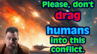 HFY Story  Please dont drag humans into this conflict  2212 Deathworld War Terran and Humans [upl. by Nednarb]