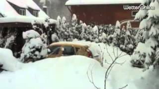 Vor einem Jahr Schneemassen  Halber Meter Schnee in Holstein [upl. by Peder420]