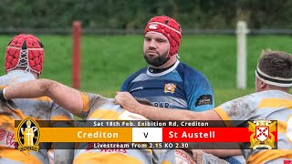 Crediton V St Austell [upl. by Aokek145]