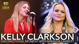 Kelly Clarksons Emotional Reaction To Moment With Miranda Lambert  Fast Facts [upl. by Ayetal]