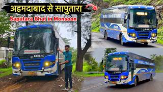 Gujarat Most Dangerous Ghat😱  Ahmedabad To Saputara in GSRTC AC Sleeper Bus Extreme Road of Gujarat [upl. by Collyer351]