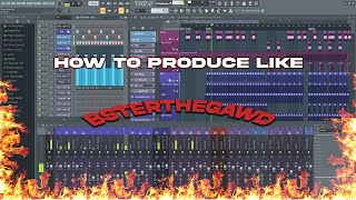 How To Produce Like Bsterthegawd FL Studio 20 Tutorial [upl. by Murry]