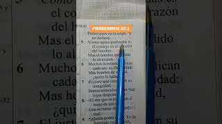 Proverbios 201 milagrosdediosenelantiguotestamento [upl. by Millford]