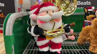 Tuba Playing Santa  Home Depot Christmas 2024 [upl. by Walt]