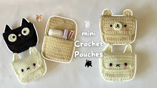 🧸 Mini Crochet Pouch Wallet   Quick amp Easy Crochet Tutorial [upl. by Yttak]