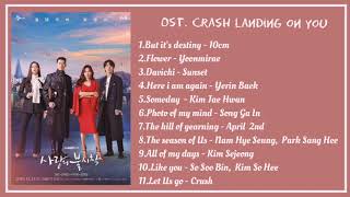 FULL ALBUM  Crash Landing On You OST ปักหมุดรักฉุกเฉิน [upl. by Cash]