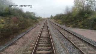 East West Rail  Oxford to Milton Keynes in 1 minute [upl. by Annayad167]