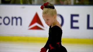 Tatiana St Germaine 6YearOld Figure Skater 1st Place Aspire 4 Los Angeles Autumn Classic 2024 [upl. by Gavra]