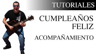 Cómo tocar los acordes de cumpleaños feliz en la guitarra Tutorial fácil [upl. by Sundin]