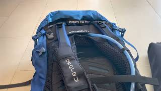 Osprey Aether 70 AG unboxing part 1 [upl. by Ayrotal540]