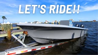 EP22 WE ARE BUILDING A NEW BOAT FIRST RIDE IN THE NEW 2900 HOW WILL SHE DO [upl. by Legnaesoj]