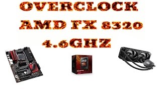 Overclock FX 8320  Asus 970 Pro Gaming Aura  ITA [upl. by Themis]