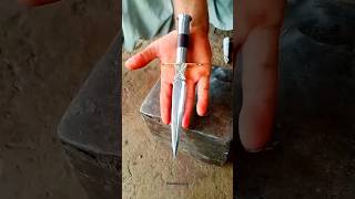 Making a Dagger Knife  Blacksmithing projects shorts ytshorts [upl. by Airehc]