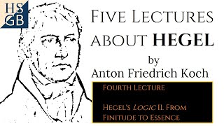 Five Lectures about Hegel 45 by Anton Friedrich Koch  Hegels Logic II From Finitude to Essence [upl. by Bollay437]