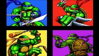 IntroSNES Teenage Mutant Ninja Turtles  Tournament Fighters [upl. by Llenrap]