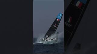 Nosediving in the Red Sea… americascup ac37 sailing pitchpole nosedive capsize [upl. by Anilatac506]