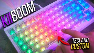 ARMAMOS NUESTRO PRIMER TECLADO CUSTOM 😱​ KIIBOOM MOONSHADOW 81✨​ [upl. by Charmion]