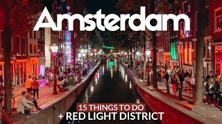 AMSTERDAM Travel Guide  15 top things to do  Red Light District [upl. by Gabor]