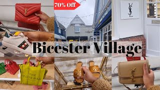 Bicester Village Luxury Outlet Shopping  Huge Sale up to 70 Off  Gucci YSL Coach MK Chloe [upl. by Martreb]