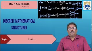 Lattice Theory by Dr S Sreekanth [upl. by Bak]