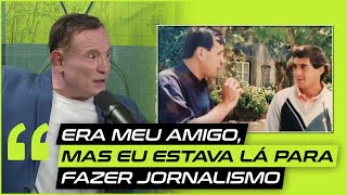 A relação de Ayrton Senna e Roberto Cabrini dentro e fora das pistas cortes pelaspistaspodcast [upl. by Nemrac]