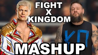 Cody Rhodes quotKINGDOMquot Theme Song BUT Its Kevin Owens quotFIGHTquot  WWE Mashup [upl. by Terrab672]