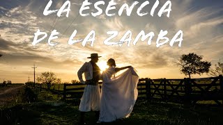 HERMOSA ZAMBA GALLITOS DEL AIRE BAILADA EN UNA MAGNÍFICA POSTAL DEL CAMPO ARGENTINO [upl. by Yenobe]