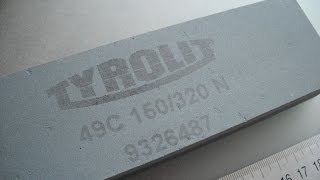 Tyrolit silicon carbidecarborundum 150320 grit sharpening stone [upl. by Ferde]