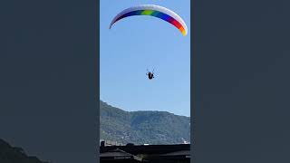 Thrilling Paragliding Landing At Oludeniz Beach Resort In Turkey  Mustdo Activity [upl. by Eedrahc243]