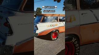 Patches  1956 Chevy Gasser Rat Rod Wagon 💀 Eville Shindig 2024 chevrolet hotrod carshow [upl. by Merrilee]