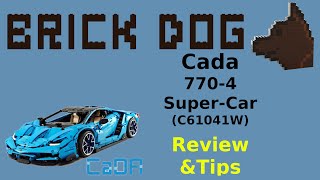 Cada 7704 Super Car C61041W  Review und Tips [upl. by Hgierb]