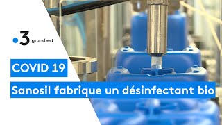 Sanosil entreprise meusienne fabrique du désinfectant bio utile contre le covid [upl. by Onimixam]