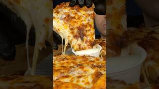 Domino’s Pizza with too much Cheese asmr mukbang pizza [upl. by Blessington]