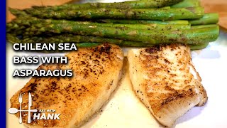 Pan Seared amp Baked Chilean Sea Bass from Costco With Asparagus [upl. by Mariska]