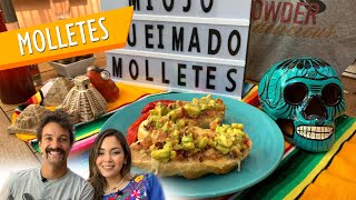 RECEITA DE MOLLETES MEXICANOS  Comida Mexicana [upl. by Sig]