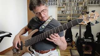 Esercizio basso 6 corde tutorialbass bassist sixstrings cortbass electricbass bassguitar bass [upl. by Past78]