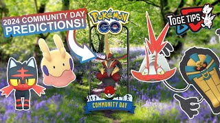 My Top Pokémon Go 2024 Community Day Predictions [upl. by Ynatirb]