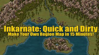 Inkarnate Quick and Easy Region map walkthrough [upl. by Ailec]