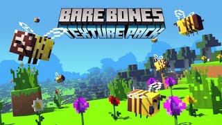 Bare Bones Texture Pack For MCPE 121  Texture Trailer minecraft shaders minecraftpe [upl. by Halihs838]