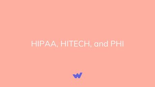 HIPAA HITECH and PHI  Free Home Health Aide Course from Workforce [upl. by Stafford]