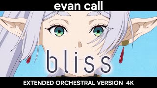 milet「bliss」Extended Orchestral Version  Frieren Beyond Journeys End「葬送のフリーレン」Evan Call 4K AMV [upl. by Lekcar]