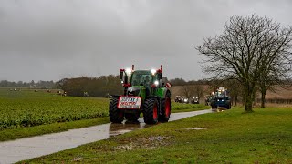 Suffolk YFC Christmas Tractor Run 2023 [upl. by Vinni]