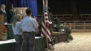 National Junior Angus Show 2010  National Anthem  Sure Champ [upl. by Sirap347]