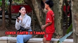 Sosial Experiment  Tes Kebaikan Cewek Cantik Di TAMAN KOTA [upl. by Atlas]