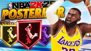 NBA 2K25 How to Get More Contact Dunks Posterizer Badge Dunk Rate [upl. by Enifesoj]