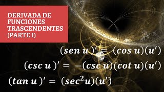 Derivada de funciones trascendentes parte I [upl. by Lyreb]