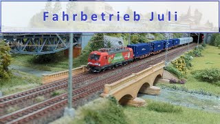 Fahrbetieb Juli h0 modellbahn [upl. by Riaj]