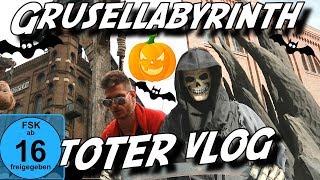 HALBTOT und TRUNKEN im Grusellabyrinth NRW  Halloween Vlog [upl. by Nehte]